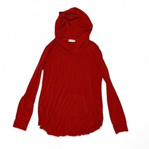 Chic Red Women's Hooded Sweater